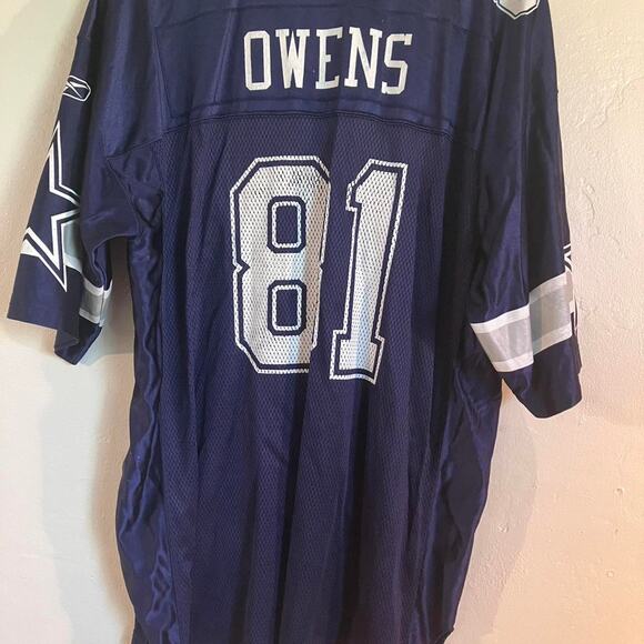 Dallas Cowboys Terrell‎ Owens Navy Blue XL NFL Jersey - Picture 6 of 7